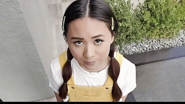 Cute Little Asian Teen Fucked By Her Neighbor Couple